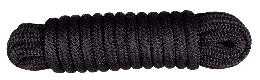 Festmacher Tauwerk PES schwarz geflochten 14 mm 10 Meter