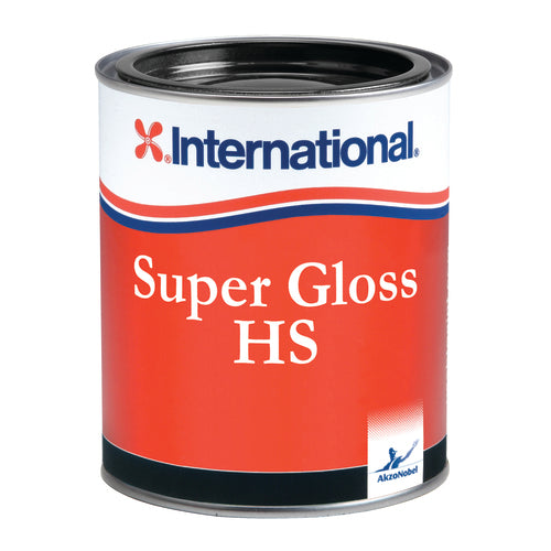 Lackfarbe International Super Gloss HS weiß 0,75