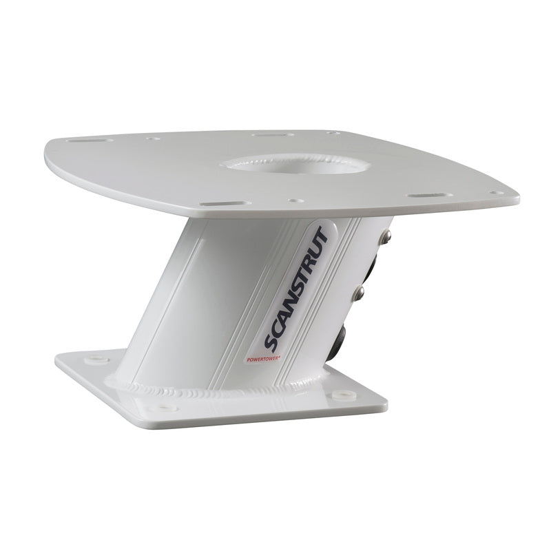 Aufbausockel Aluminium Scanstrut Höhe 150 mm für Radarantenne weiß